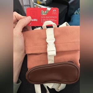 Stylish Pink and Brown Backpack